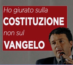 Il Presidente del Consiglio Matteo Renzi